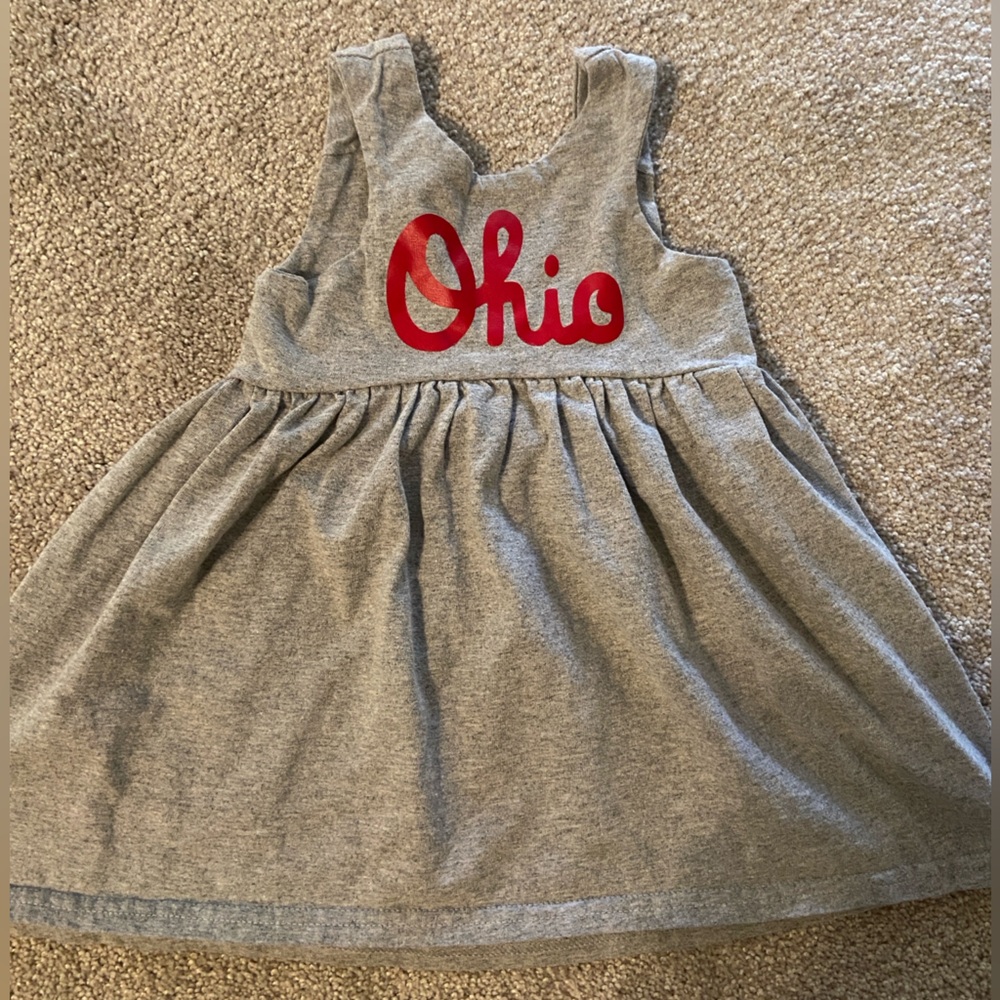 OHIO STATE Toddler Dress ❤️🩶